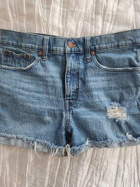 Madewell Blue Denim Shorts Size 28